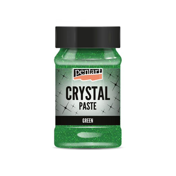 Pentart Crystal paste 100 ml green