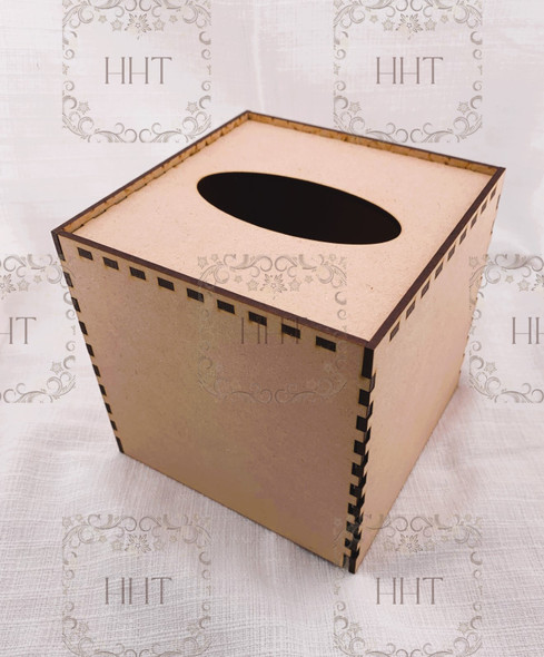 Handcrafted Holiday Traditions Square Tissue MDF Base