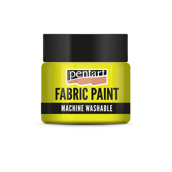 Fabric paint neon 30 ml yellow