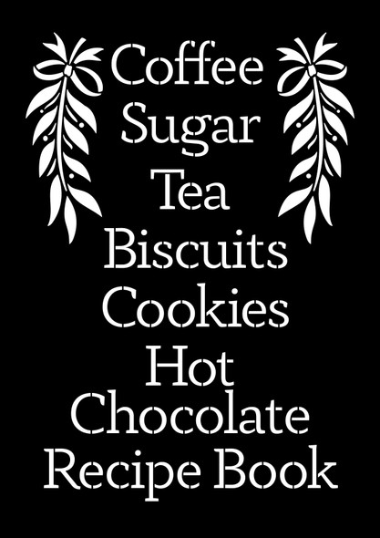 Decoupage Queen Stencil - Dainty and the Queen Kitchen Words