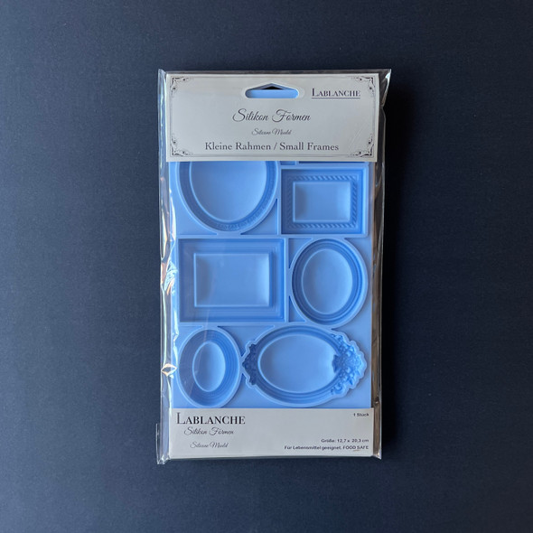 LaBlanche Small Frames silicone mould with assorted oval and rectangle frames