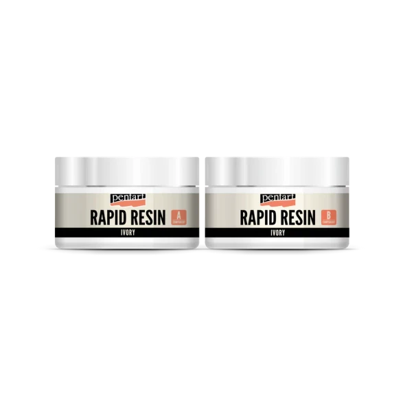 Pentart Rapid Resin Ivory 150 ML (Limited Release)