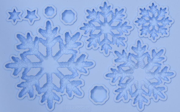 LaBlanche Christmas Tree silicone mould with dimensional layered tree design