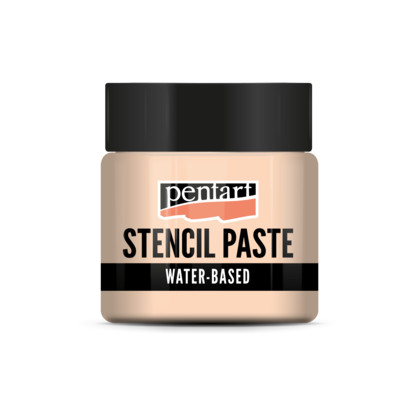Stencil Paste Pearl 50 ml Apricot / Peach