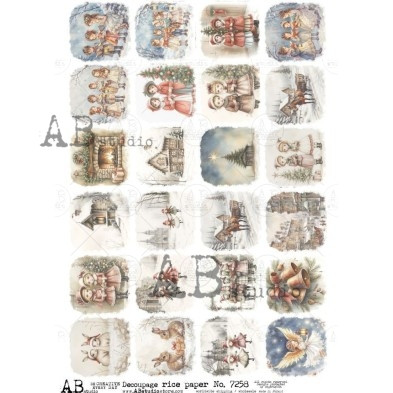 Winter Miniatures – Vintage Christmas Scenes Collection