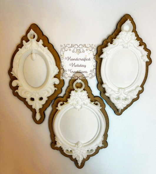 MDF LaBlanche Pendant Backs Set 3 (Fits Mould LBMF119)