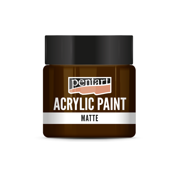 Acrylic paint matte Reddish-brown