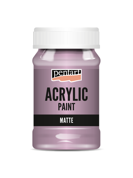 Acrylic paint matte Rose