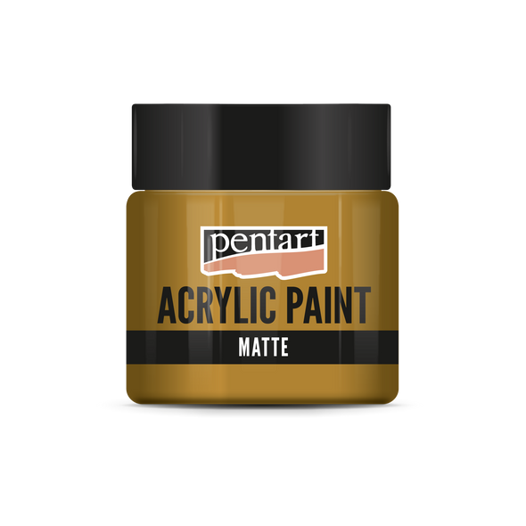 Acrylic paint matte Yellow-red Clay