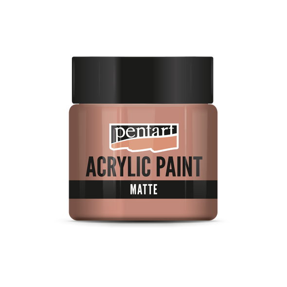 Acrylic paint matte Coral