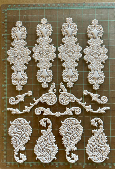 LaBlanche Baroque Scrollwork Embellishment Sticker Sheet