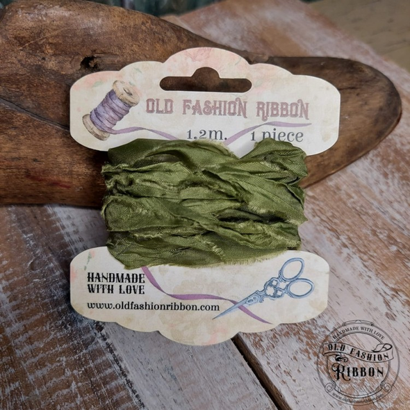 Old Fashion Ribbon Dark Olive