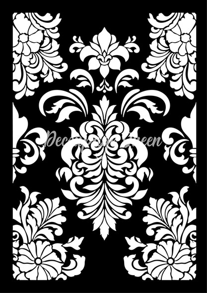 (3 Pack) Decoupage Queen Stencil - Dainty and the Queen Baroque Rug