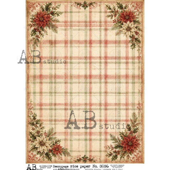 Decoupage rice paper A4 ID-8086