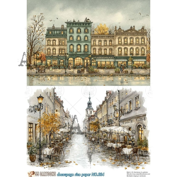 55 Cartoons decoupage A4 rice paper No. 334