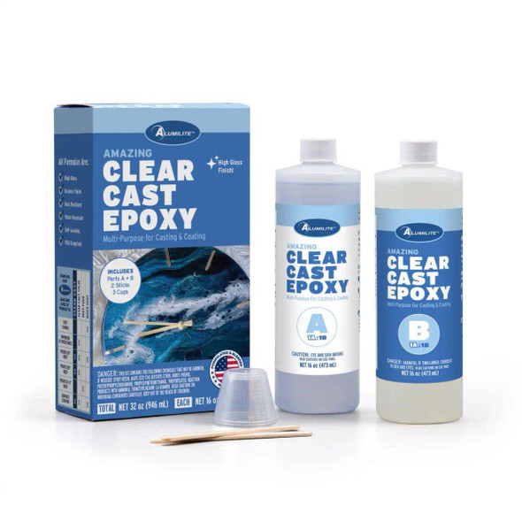 Alumilite Amazing Clear Cast Epoxy Kit 32 oz