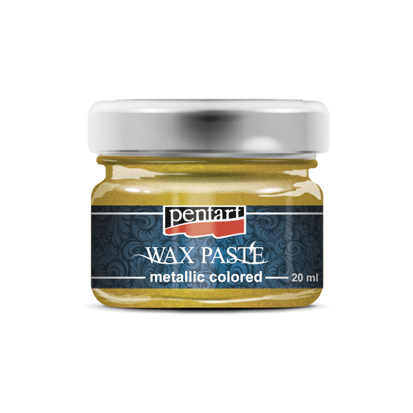 Wax paste 20 ml metallic yellow