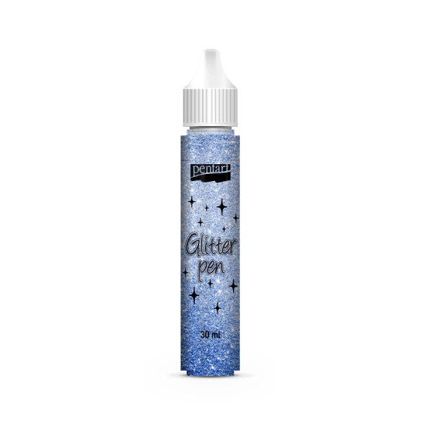Glitter pen 30 ml blue