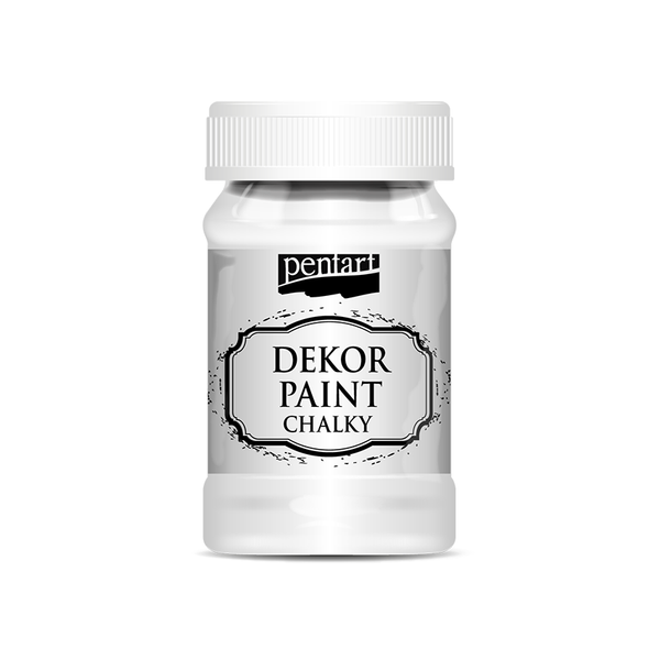 Dekor paint chalky 100 ml white