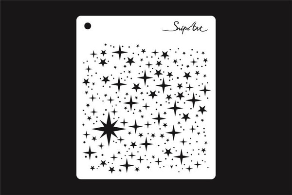 Snipart Stencil - Magic Lights - 15 cm x 15 cm