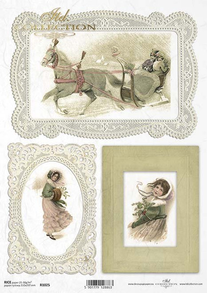 ITD Collection Caroling in Winter Rice Paper