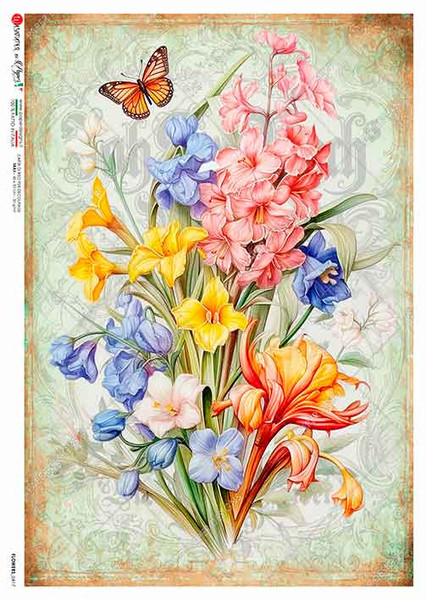 Paper Designs Spring Wildflower Bundle A4 Rice Paper