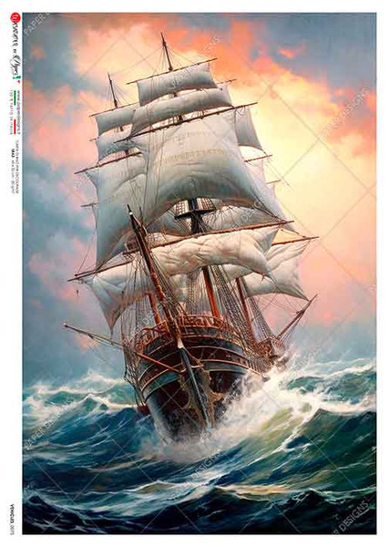 Paper Designs Adventure on the High Seas A4 Rice Paper