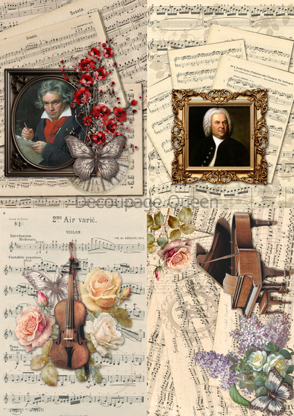 Vellum Paper -  Dainty and the Queen - Sonata 4 Pack