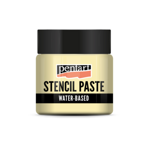 Stencil Paste Pearl 50 ml Yellow Stencil Paste Pearl 50 ml Yellow