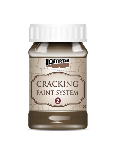 Cracking Paint Component 2. 100 ml brown