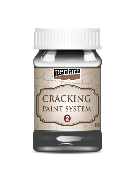 Cracking Paint Component 2. 100 ml graphite