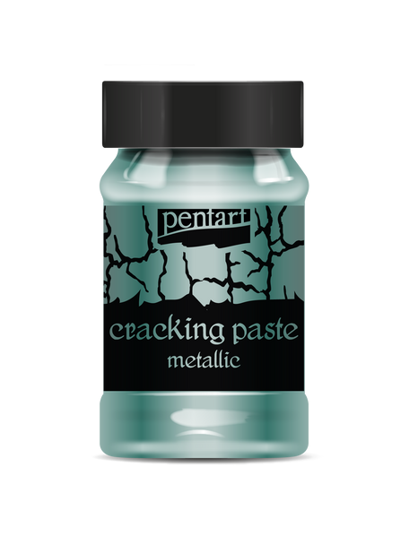 Cracking paste 100 ml silvery turquoise