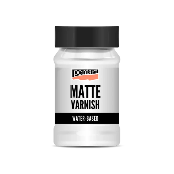 Matte varnish, water based