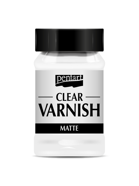 Clear varnish solvent-based matte 100 ml