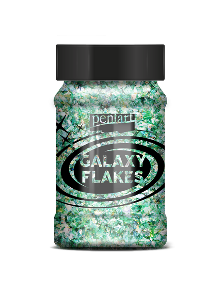 Galaxy Flakes min. 15 g Earth green