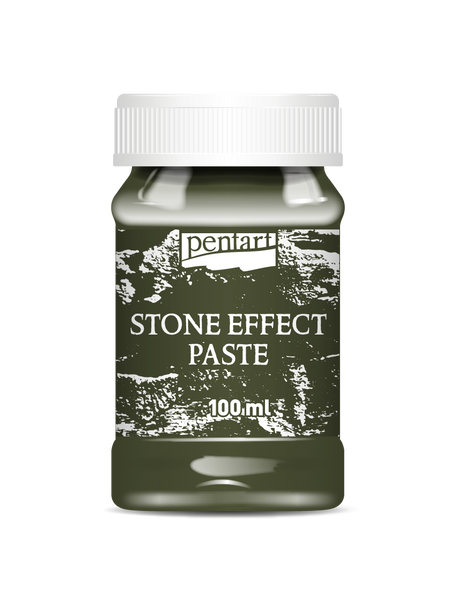 Stone effect paste 100 ml green granite