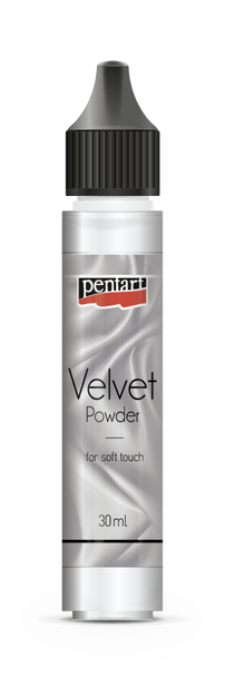 Velvet powder min. 4 g white