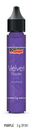 Velvet powder purple min. 3 g