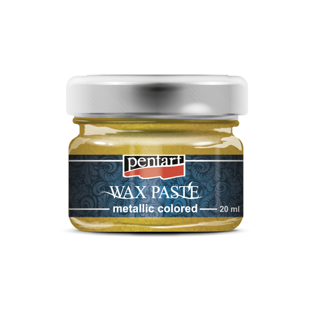 Wax paste 20 ml metallic yellow