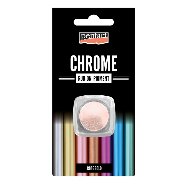 Rub-on pigment chrome effect 0,5 g rose gold