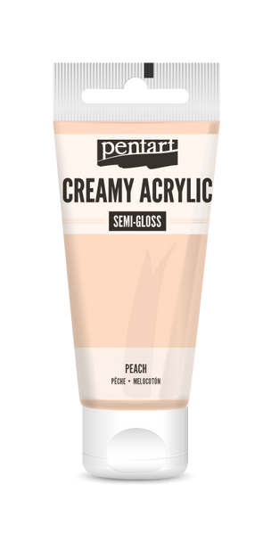 Creamy acrylic semi-gloss 60 ml peach