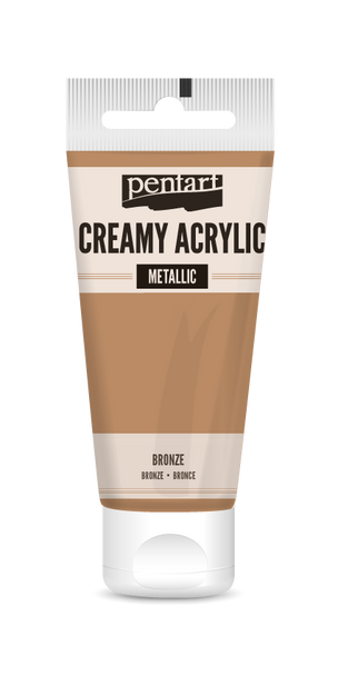 Creamy acrylic metallic 60 ml bronze