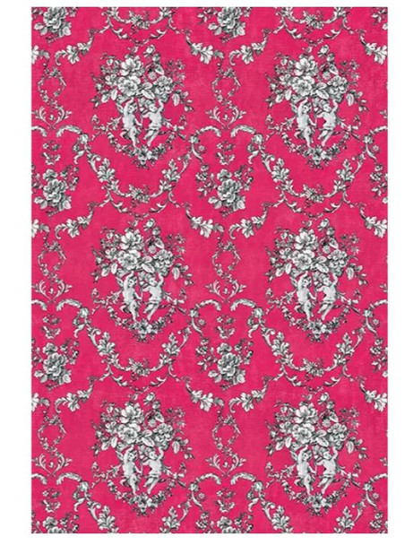 Calambour Fuschia and Black Ornament