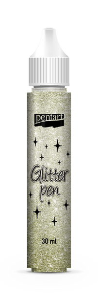 Glitter pen 30 ml gold