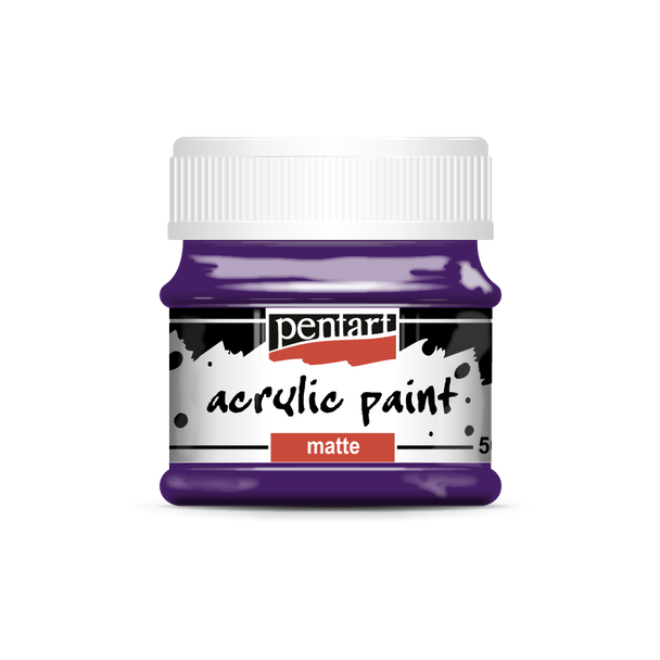 Acrylic paint matte 50 ml amethyst