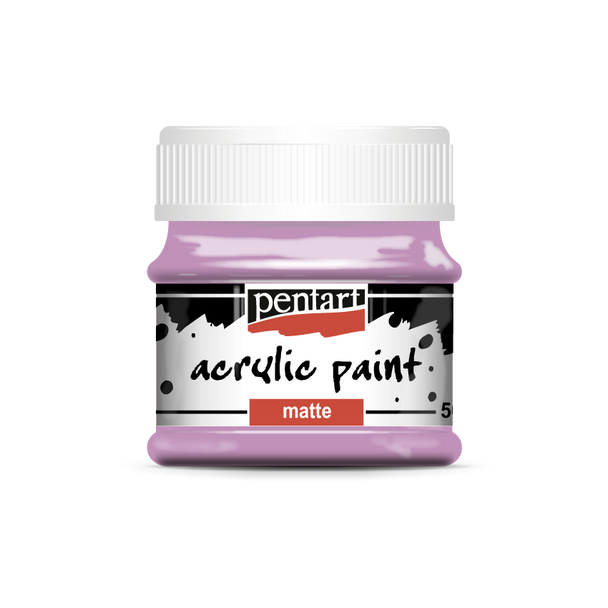 Acrylic paint matte 50 ml raspberry