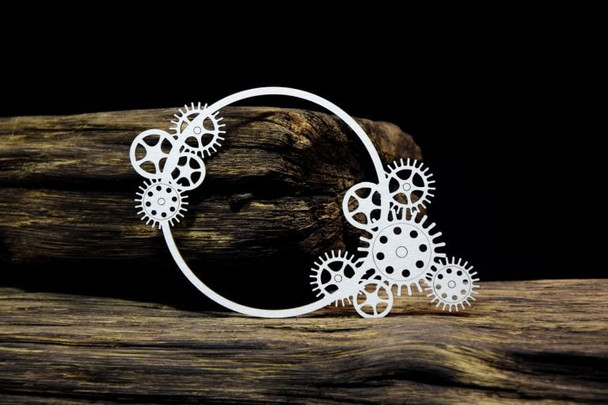 Snipart Industrial Factory Cogs frame Circle