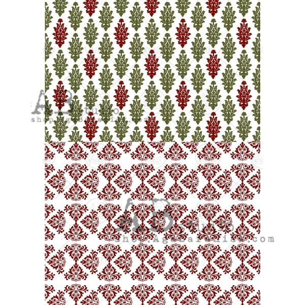 AB Studios Rice Paper Christmas Patterns ABRP 0433