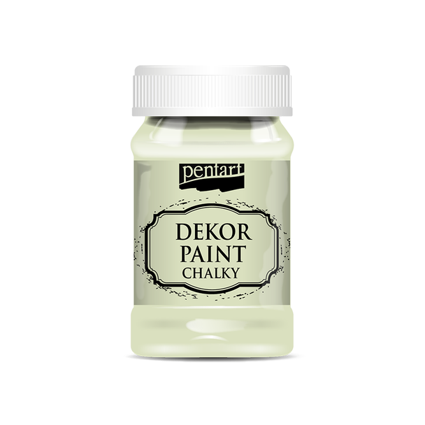 Dekor paint chalky 100 ml lichen-green