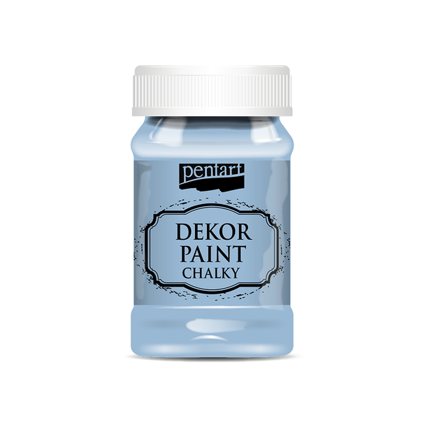 Dekor paint chalky 100 ml flax-blue